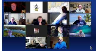 Image showing participants in the Zoom meeting.